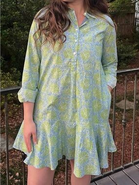 NEW LIVRO polly dress in cool garden